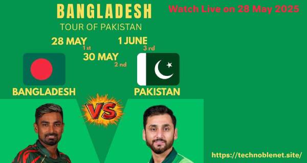 Pakistan vs Bangladesh Live 2025: T20I Series Schedule, Live Streaming