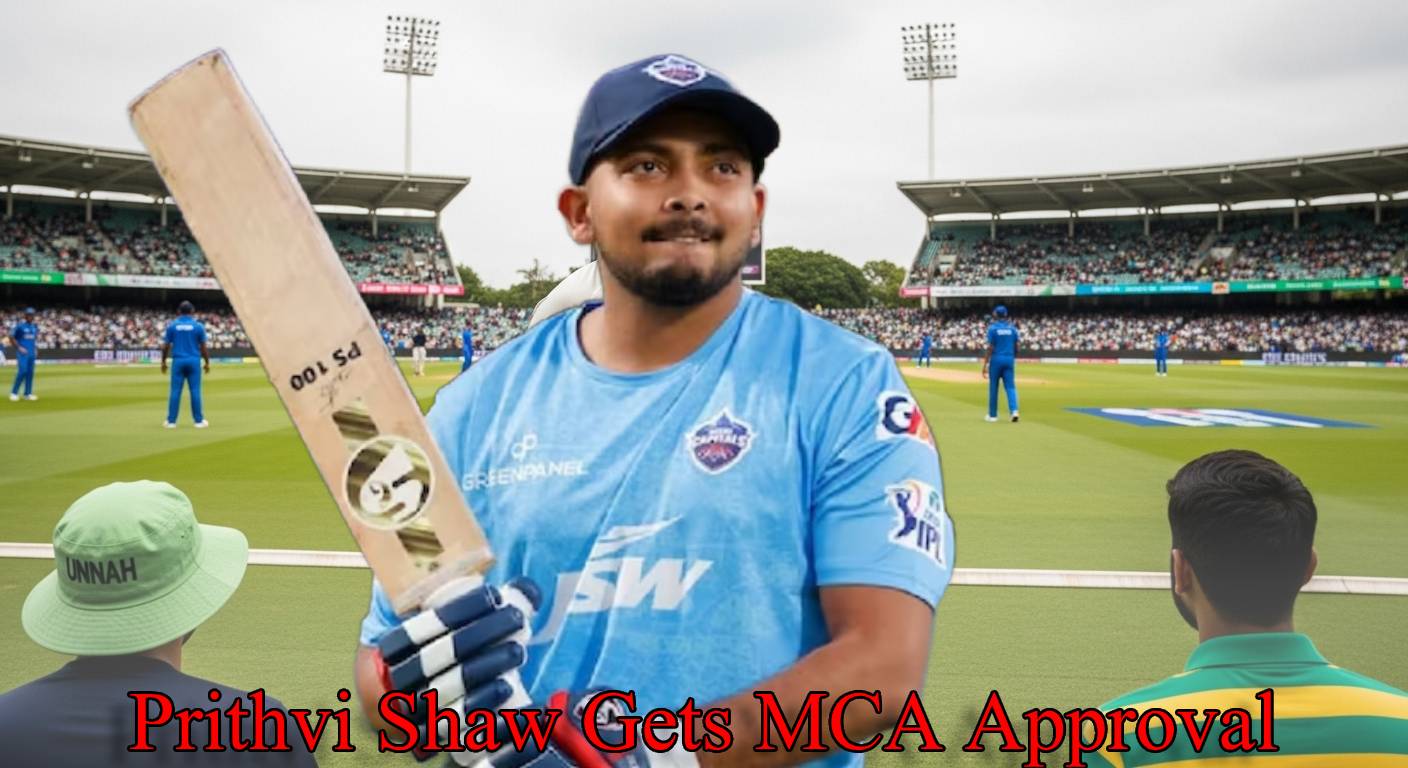 Prithvi Shaw Gets MCA Approval to Part Ways with Mumbai